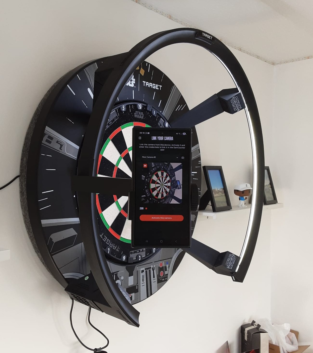Dartboard Phone Mount for Target Omni Surround